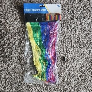 Fringe Rainbow Skirt for Parties